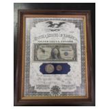 Framed US Legal Tender