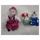 3) Clown Dolls