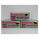 3) Winchester 303 British 280 Grain