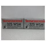 2) Winchester 325 WSM 220 Grain