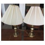 2) Brass Lamps