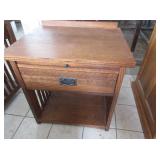 One Drawer Oak Night Stand