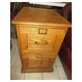 Oak Filing Cabinet