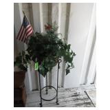 Wrought Iron Black Plant Stand