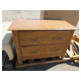 Tall Wooden Dresser, Small Side Table with Drawers