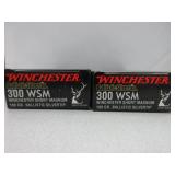 2) Winchester 300 WSM 180 Grain
