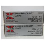 2) Winchester Buckshot 12 Gauge
