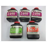 2495 BR, 2015 BR and No. 9 Smokeless Powder