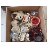 Colored and Clear Glassware