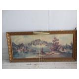 "Mountain Paradise" by Wilmer with Plug in Light