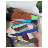 2) Large Patchwork Blankets