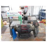 Bench Grinder with Light Attachment