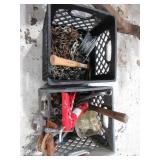 Chain, Wrenches, Hammer, Screwdriver, Pliers