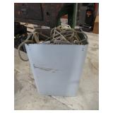 Assorted Rope, Metal Container