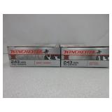 2) Winchester 243 Win 80 Grain