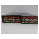 2) Winchester 300 Win Mag 150 Grain