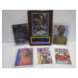 Kobe Bryant Plaque And Collector Cards