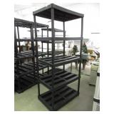 Black Plastic Garage Shelves
