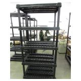 Black Plastic Garage Shelves