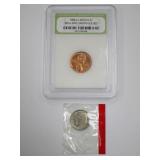 1958-D Lincoln Brilliant Uncirculated Wheat Back