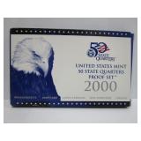 2000 United State Mint State Quarters Proof Set
