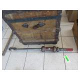 Wooden Trunk with Extension Tool