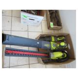 Ryobi Hedge Trimmer, Blower, Reciprocating Saw