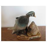 Ducks Unlimited Wood Duck Jim Beam Decanter