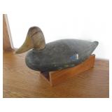 H M Signed Duck Decoy