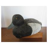 Jim Callamore Signed Blue Bill Duck Decoy