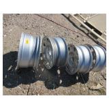 4) Nissan Rims 17x7 1/2 J