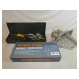 Tile Cutter, Toolbox with Contents, Roller