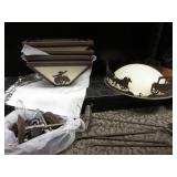 5) Western Light Fixture Set