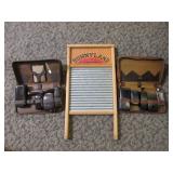 Vintage Washboard, 2) Grooming Kits