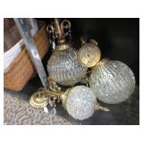 3) Mid-Century Swag Light Fixtures