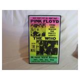 1966 Pink Floyd and The Who Poster