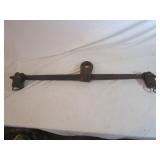 Antique Single Tree with Leather Straps