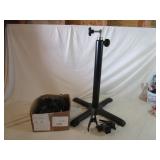 Adjustable Base and Box of Pole Clamps