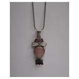 Necklace with Unique Stone Pendant