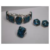 Barse Sterling Turquoise Set