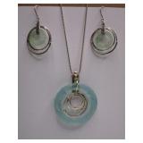 Sterling Israel Necklace and Earrings