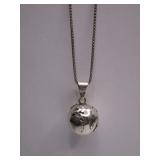 Mexico Sterling Jingle Bell Necklace