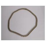 Sterling and Diamond Chip Necklace