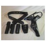 Duty Belt with Case and Holders, Shoulder Holster