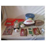 Footballs, Baseballs, Games, Figurines, More