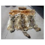 Coyote and Fox Fur Blanket