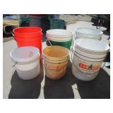 7) Plastic Buckets (No Lids)