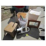 Laundry and Waste Baskets, Plunger, Bath Bar,