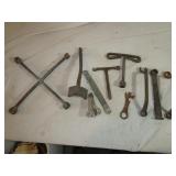 Vintage Lug and Wagon Wrenches, More