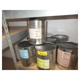 8) #10 Cans of Dried Food: Milk, Hot Cocoa,